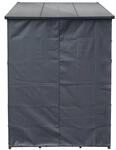 Toboli Schutzh&uuml;lle 138X137Cm Kaminholzregal Vorne Hinten Wetterschutz Abdeckung