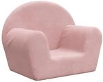 vidaXL Kindersofa Rosa Weicher Pl&uuml;sch 356985
