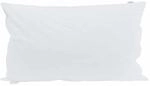 vidaXL Kopfkissen mit Kissen Wei&szlig; 40 x 80 cm Feder 42007676