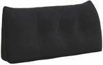 vidaXL R&uuml;ckenkissen Schwarz 100 x 24 x 50 cm Samt 42014464