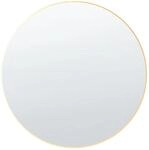 Beliani Wandspiegel ANNEMASSE Gold 80x80x3