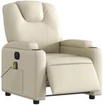 vidaXL Massagesessel Elektrisch Creme Kunstleder Modell 7