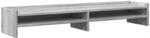 vidaXL Monitorst&auml;nder Grau Sonoma 100x24x16 cm Holzwerkstoff 854729