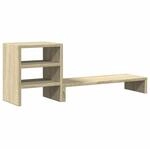 vidaXL Monitorst&auml;nder mit Schreibtisch-Organizer Sonoma-Eiche 854735