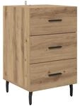 vidaXL Nachttisch Artisan-Eiche 40 x 40 x 66 cm Holzwerkstoff 882135
