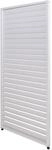 MCW Lamellenwand F&uuml;r Pergola P65 Aluminium 220x90cm Wei&szlig;
