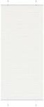 vidaXL Plissee Wei&szlig; 100x200 cm Stoffbreite 99,4 cm Polyester 4015517
