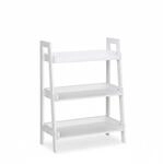 Relaxdays Standregal MDF Wei&szlig; Freistehend 82,5 cm x 61 cm x 29 cm 7,8 kg