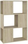 vidaXL B&uuml;cherregal Raumteiler Sonoma-Eiche 60x24x94 cm Holzwerkstoff 809074
