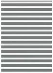 vidaXL Doppelrollo Dunkelgrau 160x230cm Stoffbreite 155,9 cm Polyester 4014195