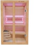 Dewello Finnische Sauna Tofino 120x140Cm 4,5 Kw Harvia Ofen Aufguss Set
