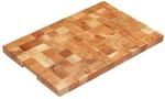 vidaXL Hackblock 60x40x3,8 cm Akazie Massivholz 286573