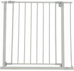 Relaxdays Treppenschutzgitter Eisen Kunststoff Grau Klemmbar 82 bis 87 cm 3,3 kg