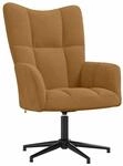 vidaXL Relaxsessel Braun Samt 328103