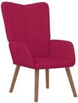 vidaXL Relaxsessel Weinrot Samt 327660