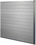 MCW WPC-Sichtschutz Savoie Windschutz Zaun Alu Premium - Erweiterungselement 1,85m