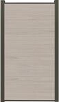 T & J Ecosteck-Start & Abschluss f&uuml;r Schmalelement 32/25 x 20 x 90 cm Anthrazit