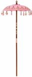 vidaXL Balinesischer Sonnenschirm Rosa 95 x 95 x 260 cm 42006468