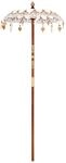 vidaXL Balinesischer Sonnenschirm Creme 95 x 95 x 260 cm 42006464