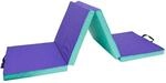eyepower Gymnastikmatte Klappbar 180 x 60 x 5 cm Mint