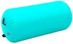 vidaXL Aufblasbare Gymnastik-Rolle mit Pumpe 120x75 cm PVC Gr&uuml;n 92716