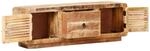 vidaXL TV-Schrank 120x30x40 cm Raues Mangoholz Modell 4
