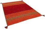 Pergamon Natur Teppich Kelim Navarro Rot 170x240cm