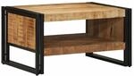 vidaXL Couchtisch 70x50x38 cm Raues Massivholz Mango 4102709