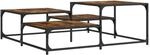 vidaXL Couchtisch R&auml;uchereiche 107x107x40 cm Holzwerkstoff 837754