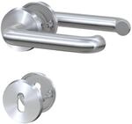 Basi - Rosetten-Garnitur - ZB 3100 - Edelstahl - U-Form - Lochung Buntbart -