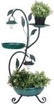 Garden Pleasure Pflanzst&auml;nder mit Solar-Beleuchtung 78 cm x 45 cm x 31 cm Gr&uuml;n