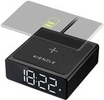 Kienzle Wecker Digital mit Kabelloser Ladefunktion Schwarz