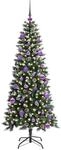 vidaXL K&uuml;nstlicher Weihnachtsbaum mit 150 LEDs Gr&uuml;n 66 x 66 x 150 cm 3395814