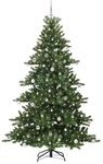 vidaXL K&uuml;nstlicher Klappbarer Weihnachtsbaum mit 300 LEDs 240 cm PVC 3397694