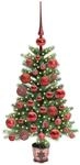 vidaXL Weihnachtsbaum mit 150 LEDs mit St&auml;nder Gr&uuml;n 65 cm PE 3396291