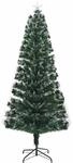 vidaXL K&uuml;nstlicher Weihnachtsbaum Gr&uuml;n 210 cm PVC 42019345