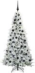 vidaXL K&uuml;nstlicher Klappbarer Weihnachtsbaum Gr&uuml;n 180 cm PE und PVC 3397485