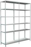 Schulte Steck-Grund-/Anbauregal 230 cm x 180 cm x 50 cm Wei&szlig;