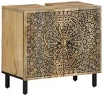 vidaXL Waschbeckenunterschrank 62x33x58 cm Massivholz Mango 358231
