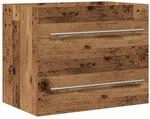 vidaXL Waschbeckenunterschrank Altholz-Optik 60x38,5x48 cm 862026