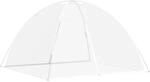 vidaXL Moskito-Netzzelt Mongolisch 220 Mesh Wei&szlig; 200x200x135 cm 4010049