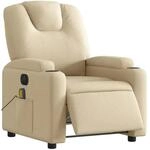 vidaXL Massagesessel Elektrisch Creme Stoff Modell 2