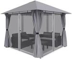 Sekey Pavillon 300x300 cm mit 4 Seitenteilen und 4 Moskitonetze