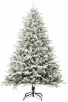 vidaXL K&uuml;nstlicher Vorbeleuchteter Weihnachtsbaum Gr&uuml;n 180 cm 3395393