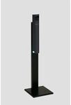 PROREGAL Praktischer Wandascher Mit Abstreifblech Mit Standfu&szlig; 3,5 Liter HxBxT 125 x