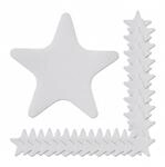 Relaxdays Duschaufkleber 30er Set PEVA Transparent Rutschfest 10 cm x 10,5 cm