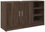 vidaXL Waschbeckenunterschrank Braun Eichen-Optik 90x29x55 cm