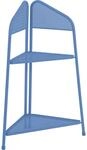 Garden Pleasure Mwh Eckregal Ekko 100 cm x 48 cm x 48 cm Blau