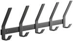 SOTECH Blackline ALBA Hakenleiste Gro&szlig; 450 mm mit 5 Haken Schwarz...