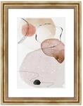 WANDStyle Bilderrahmen H450 aus Massivholz in Gold 30 x 45 cm im Stil Antik